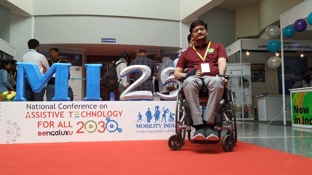 a person in a wheelchair