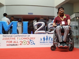 a person in a wheelchair