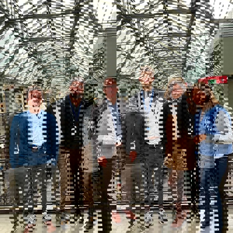 a group of people posing for a photo