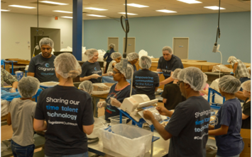 Our amazing volunteers in action