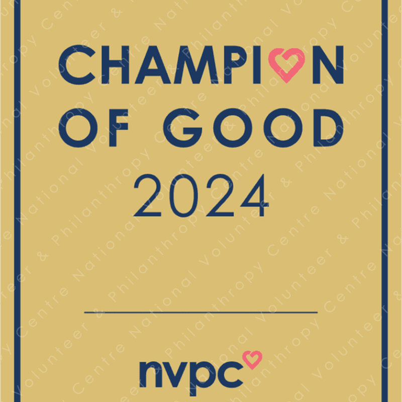 National Volunteer & Philantropy Center: Champion of Good 2024 National Volunteer & Philantropy Center: Champion of Good 2024