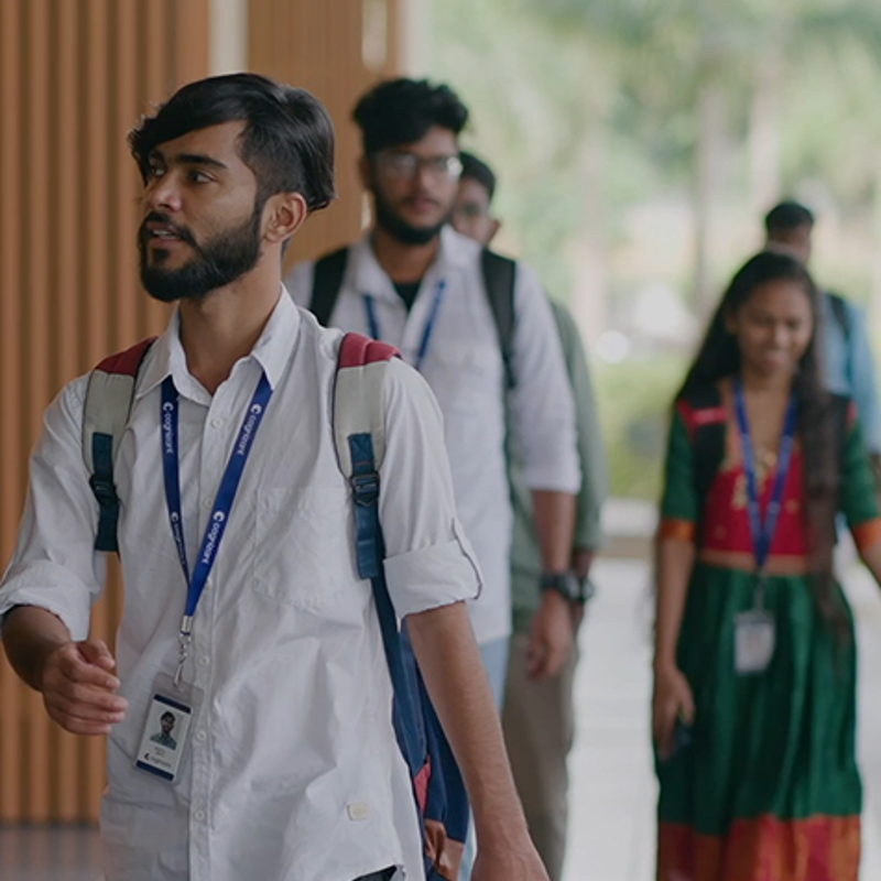 a group of people walking