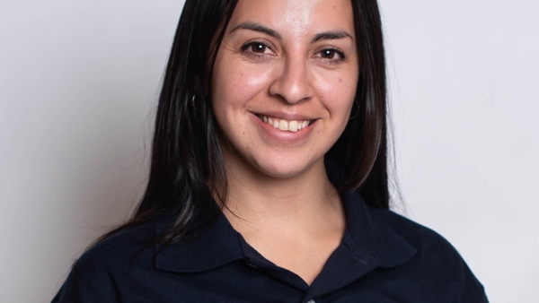 a person smiling at camera