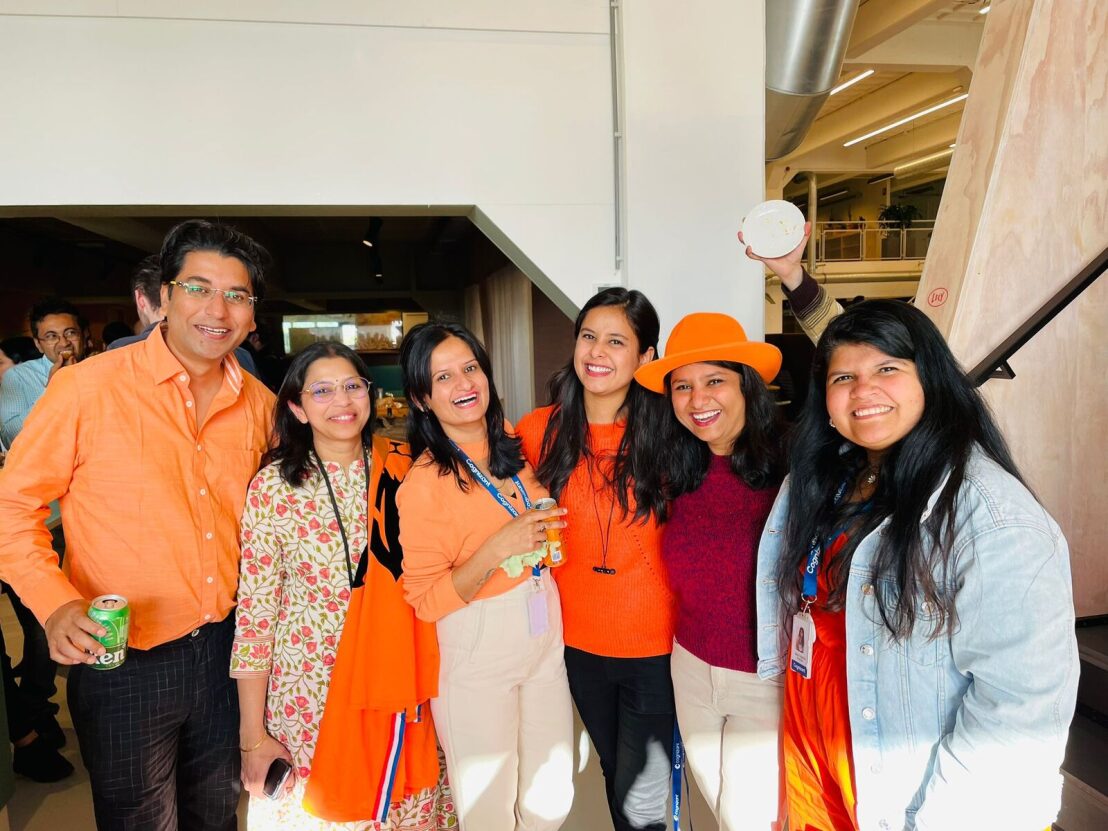 a group of people posing for a photo