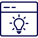 a light bulb on a black background