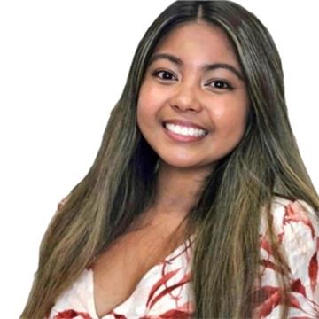 a person smiling at camera