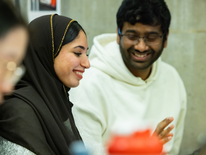 a person and person smiling