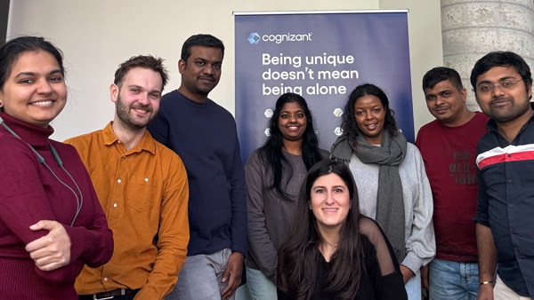 a group of people posing for a photo