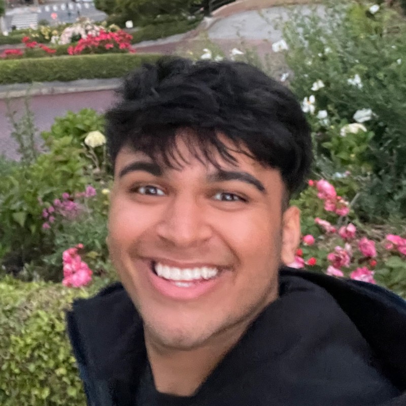 a person smiling for a selfie