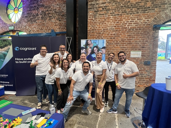 a group of people posing for a photo