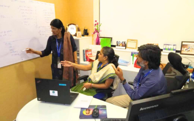 Brainstorming with my colleagues