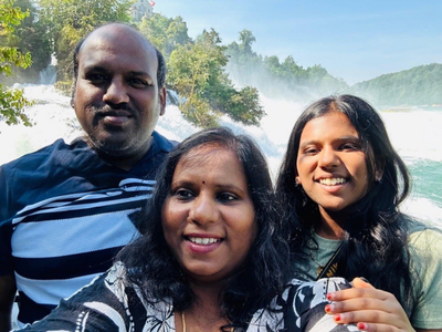 Spending time away with my family