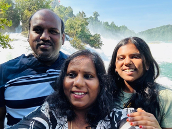 Spending time away with my family