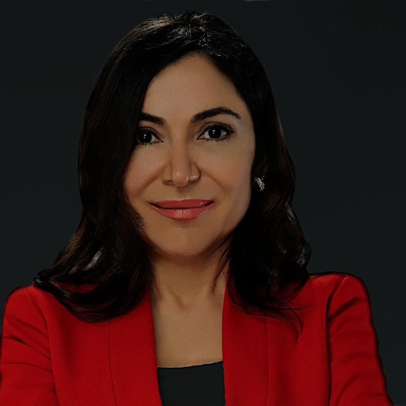 a person in a red suit