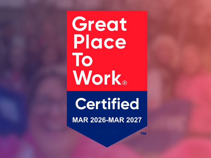 a red and blue sign with white text