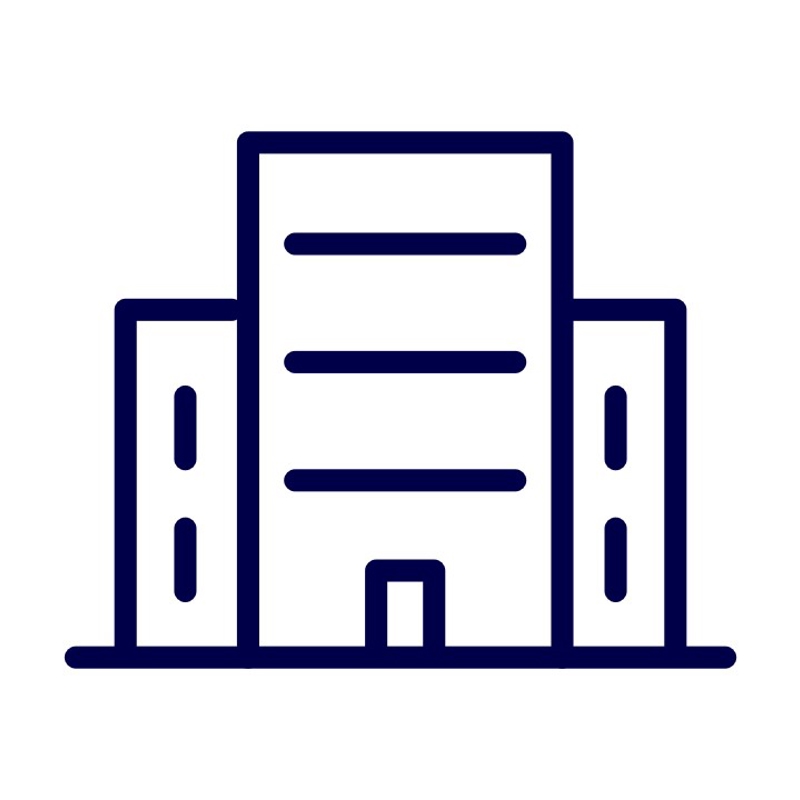 a building with persony windows