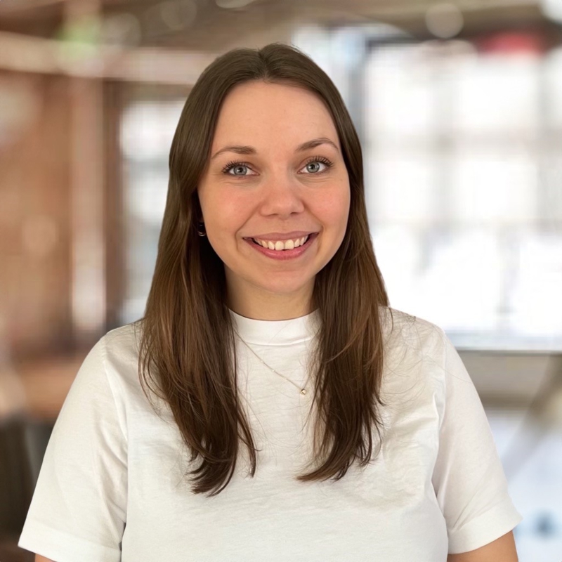 a person in a white shirt