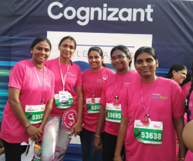 With my inspiring leader during a marathon