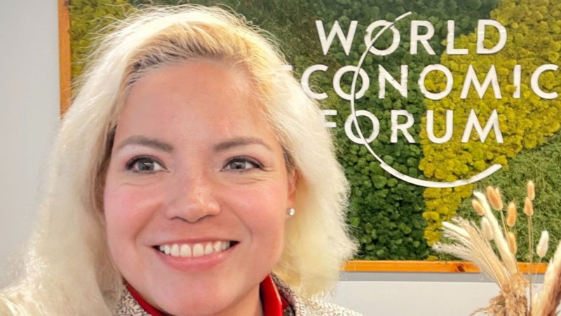 a person smiling at camera