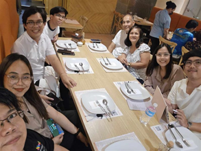 With my family