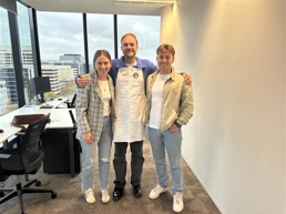 With My Colleagues After Winning The Apron