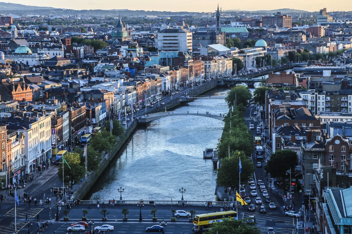 a river in a city