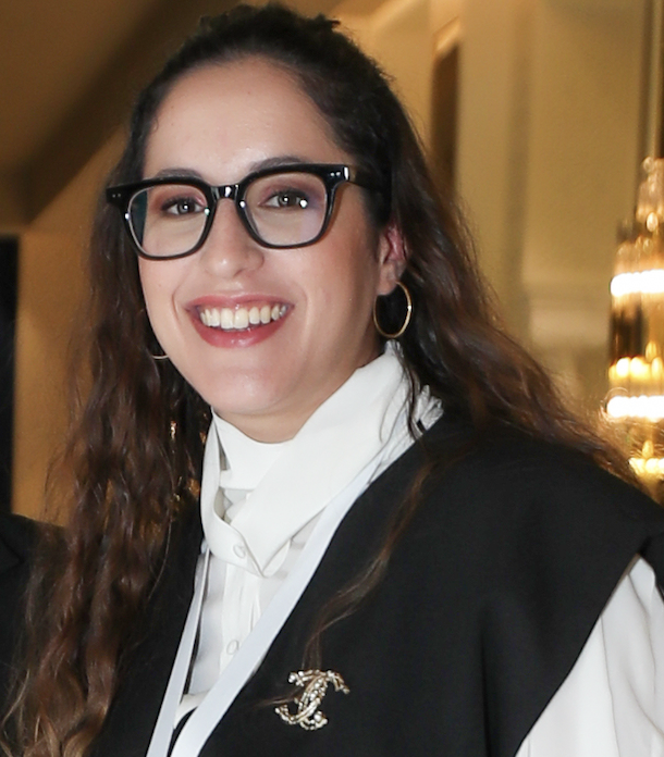 a person smiling at camera