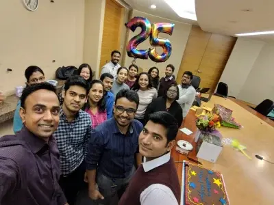Joyce's 25th anniversary party at Cognizant