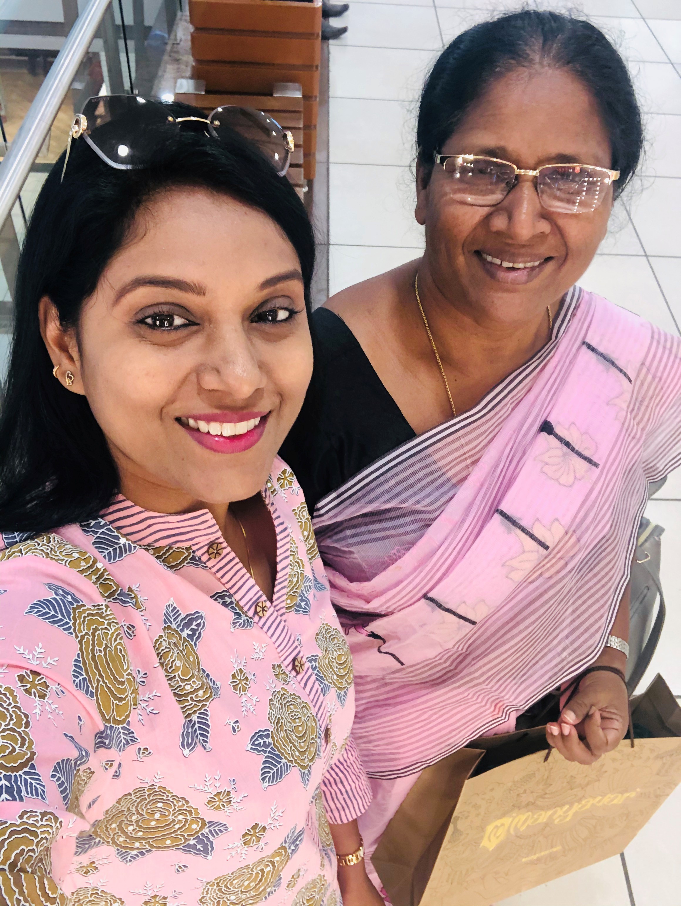 two women taking a selfie