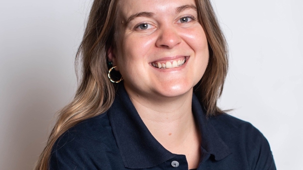 a person smiling at camera