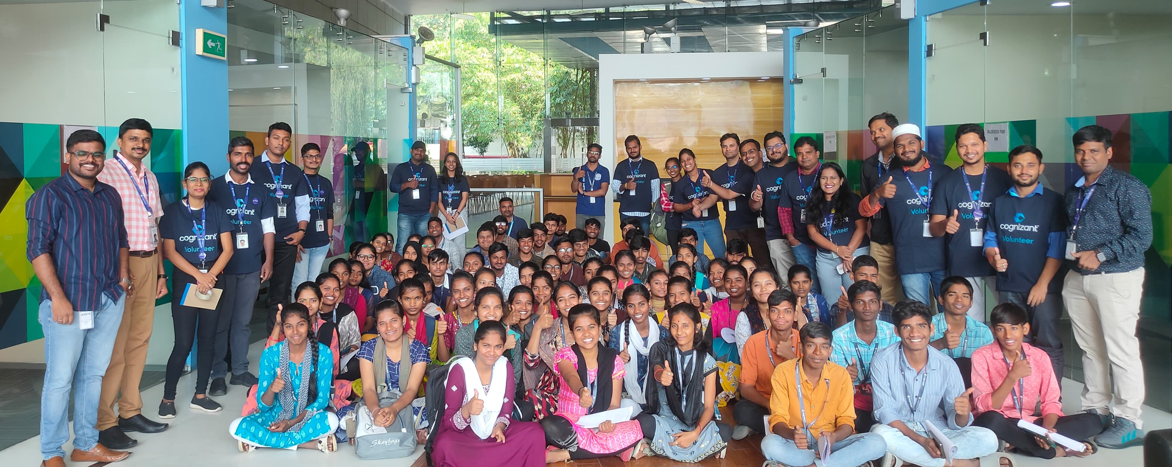 a group of people posing for a photo
